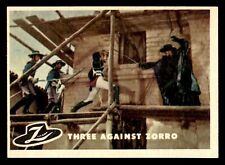 1958 Topps Zorro #34 Three Against Zorro EX/MT *d2 picture
