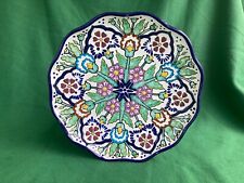 VTG. Talavera Hand Made Hanging Plate Mexico picture