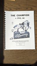 Bally Ride the Champion Coin Operated Horse Installation and Service Manual picture