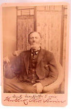 Antique Cabinet Photo Apley Evans NewGonk Photo Services c. 1890 picture