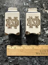 University of Notre Dame Vintage Salt & Pepper Shakers Fighting Irish Team ND picture