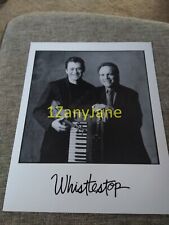 P542 Band 8x10 Press Photo PROMO MEDIA WHISTLESTOP B & W 2 MEN AND INSTRUMENTS picture