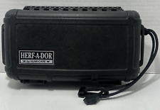Herf A Dor X5 5 Stick Cigar Caddy Travel Case Humidor - Black EUC picture