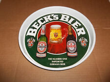 Beck's Bier #1 German Import Vintage Metal Beer Tray 13