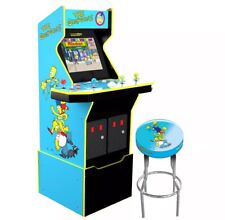 Arcade1up The Simpsons 4-Player Video Arcade game Machine w/ Riser Custom Stool  picture