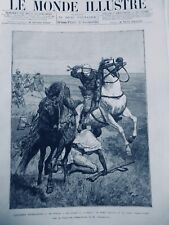 1853 1900 SENEGAL COLONY FRANCE FIGHTS 14 OLD NEWSPAPERS picture