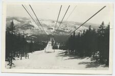 Mt Hood Skyway Looking Toward Lower Terminal Real Photo RPPC Vintage Postcard picture