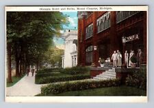 Mount Clemens MI-Michigan, Olympia Hotel & Baths, Antique, Vintage Postcard picture