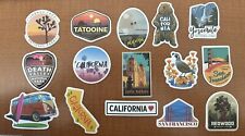 California Travel Stickers Set Of 15 picture