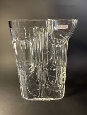 Vintage Josef Riedel Art Deco Crystal Glass 10” Pitcher - Scratch On Bottom picture