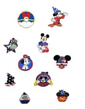 Fourth of July 10 Disney Park Trading Pins Set ~ Randomly Assorted ~ Brand NEW picture