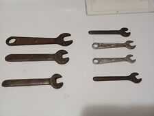 Vintage Williams & others Single Open End/engineers/combination Wrench LOT OF 7 picture