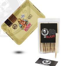 RAW   1 1/4 Size Pre-Rolled Cones (40 Pack) W FREE RAW MINI  GIRL TRAY picture
