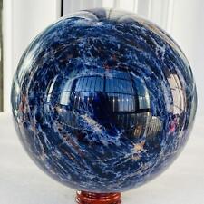 3180g Blue Sodalite Ball Sphere Healing Crystal Natural Gemstone Quartz Stone picture