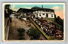 Mt Manitou CO-Colorado, Governors At Upper Station, Vintage c1926 Postcard picture