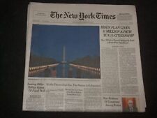 2021 JANUARY 20 NEW YORK TIMES - BIDEN PLAN GIVES 11 MILLION PATH TO CITIZENSHIP picture
