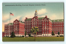 Administration Building Veteran's Hospital Lebanon Pennsylvania Postcard E2 picture
