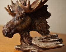 Gorgeous Moose Wood Branch Lodge Night Light Cabin Home Nightlight Decor NEW picture