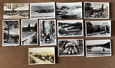 (12) Vintage Real Photo Postcards (Redwood Highway, Crescent City, Mt. Shasta) picture