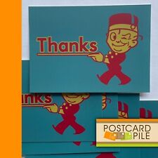 Unused Postcards, Set Of 5, Retro Style Thanks Bellboy Greeting Lot Comic picture