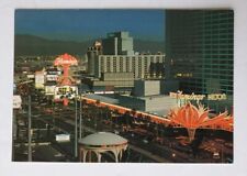 Postcard Exciting Las Vegas Nevada USA Looking Northeast Strip Aerial Night View picture