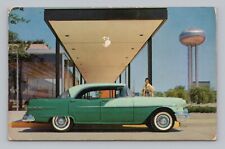 Postcard Pontiac 870 Four Door Catalina Advertising Car Automobile Dealership picture