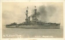 Postcard RPPC 1920s Wyoming Navy Military Battleship 23-7818 picture