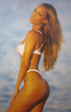 NEW Vintage Tyra Banks 1996 Pretty In Pink Poster 1373 Bikini 22x36 -  picture
