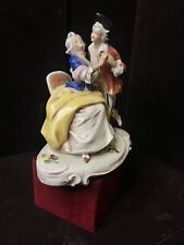 Antique german porcelain Figurine. Courtship  1850 Stamped picture
