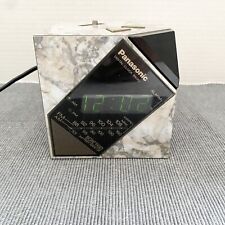 Vintage 1980s Panasonic RC-60 Marble Cube Digital Alarm Clock AM/FM Radio- Works picture