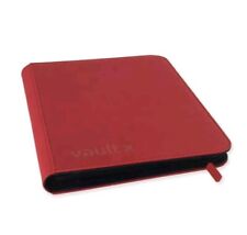Vault X: Premium 9-Pocket Exo-Tec® Zip Binder - Fire Red :: A4/20 Pages Album :: picture