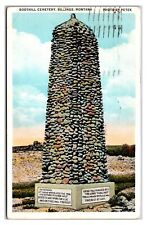 Vintage 1920s- Boothill Cemetery - Billings, Montana Postcard (Posted 1935) picture