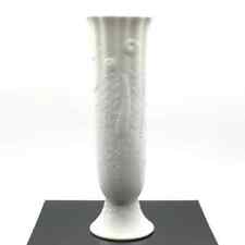 Vtg AK Kaiser Manfred Frey Fluted Scalloped Rim Porcelain Vase W Germany #620/27 picture