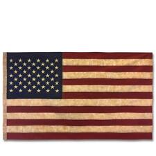Embroidered Vintage American Flag- Premium Quality Oxford Poly - 3'x5' Vintag... picture