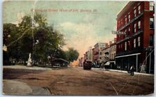 Postcard - Hampshire Street, West of 5th, Quincy, Illinois picture