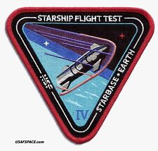 Authentic STARSHIP FLIGHT TEST -IV- SPACEX -STARBASE, EARTH Launch PATCH picture