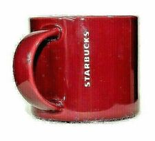 Starbucks 2013 Stack-able Coffee Mug Cranberry Logo Etched in White 14 oz. New   picture