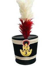 DGH® Napoleonic  White Shako Hat + White & Red Plume 3rd EMEASA FS picture