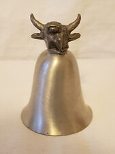 Vintage Shot Glass Poole Pewter #2193 Bull Steer picture