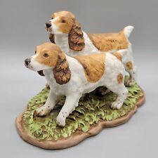 Vintage 2001 Home Interiors Endearing Companions 2 Dogs Ceramic Figurine picture