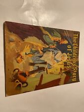 1940 WHITMAN PUB. LARGE LINEN THE CHILDREN’S STORY OF JESUS  picture
