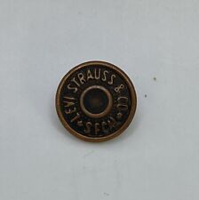 Vintage 1990s Levi Strauss & Co SF Cal Single Replacement Sewing Button picture
