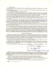 EDMOND O'BRIEN - CONTRACT SIGNED 08/15/1971 picture