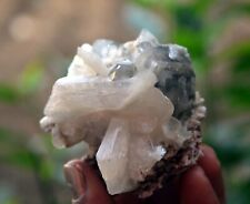 APOPHYLLITE On STILBITE & CHALCEDONY Matrix Minerals J-1.24 picture