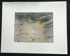 Matted AP Photograph / Olympic Ski Tryouts - 1935 - MT WASHINGTON New Hampshire picture
