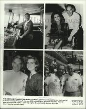 1988 Press Photo Robin Leach hosts two-hour special on board 