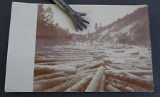Early 1900s Logging RPPC picture
