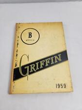 John P Buchtel High School Yearbook (Griffin) - Signed, Vintage, 1959 picture