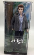Twilight Edward Doll Barbie Collector Pink Label 2009 NRFB Excellent Condition picture