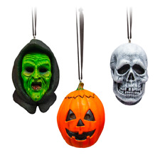 Trick or Treat Studios HALLOWEEN III SILVER SHAMROCK ORNAMENT 3 PACK picture